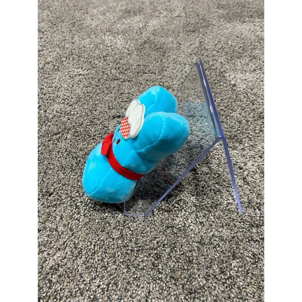 Peeps Plush Bunny Unisex Small Blue Excellent Chef Hat Red Bow Tie Stuffed Toy